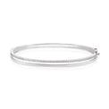 9ct White Gold Round Brilliant Cut 1/2 CARAT tw of Diamonds Bangle