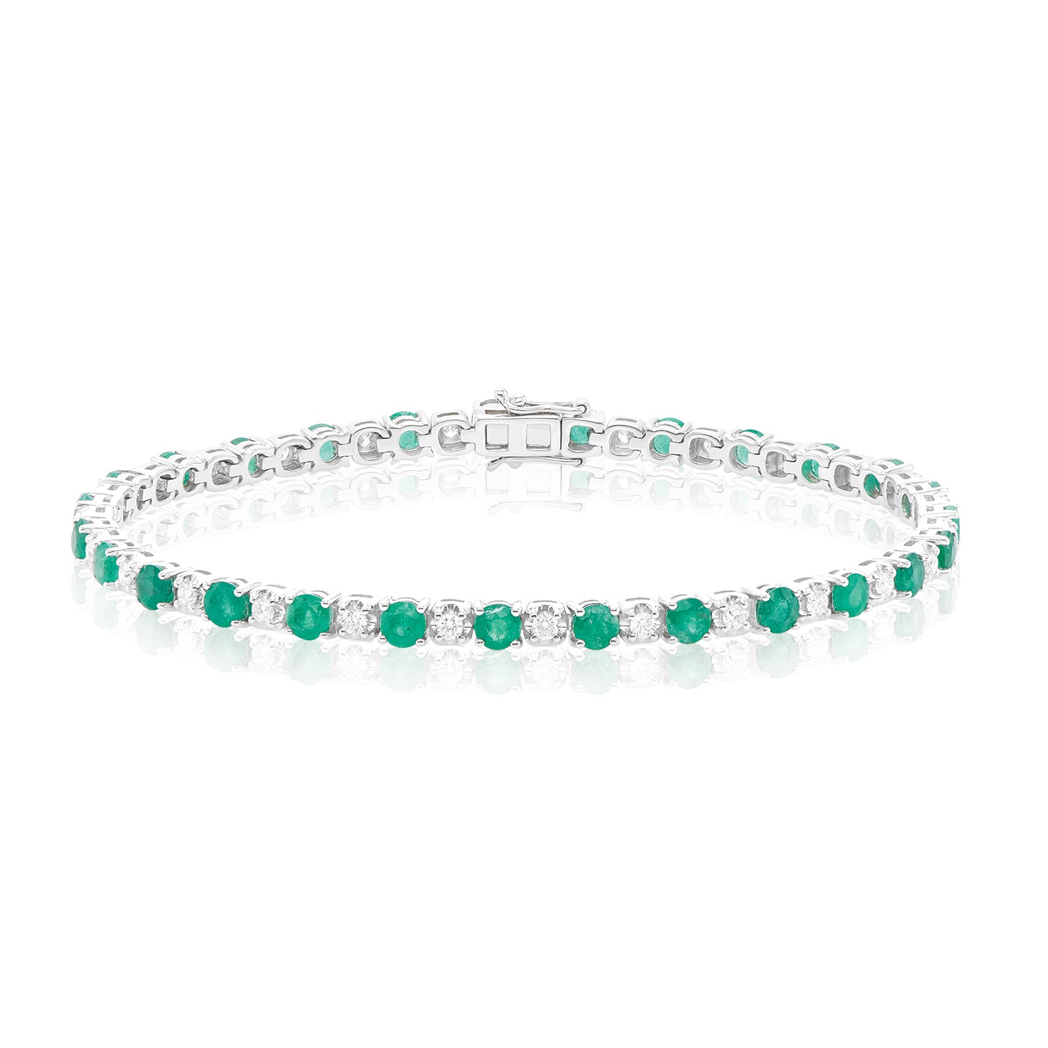 Fashion Jewelry Colobian Emerald Bracelet Charm 925 Silver Emerald &  Moissanite Tennis Bracelet for Girl - China Fashion Jewelry and Bracelet  price | Made-in-China.com