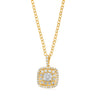 9ct Yellow Gold Round Brilliant Cut 1/3 CARAT tw of Diamonds Pendant