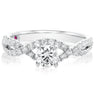 Royale Platinum Round Brilliant Cut 1 CARAT tw of Diamonds Ring