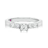 Royale Platinum Round Brilliant Cut 3/4 CARAT tw of Diamonds Ring