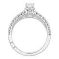 Royale Platinum Round Brilliant Cut 0.60 CARAT tw of Diamonds Ring