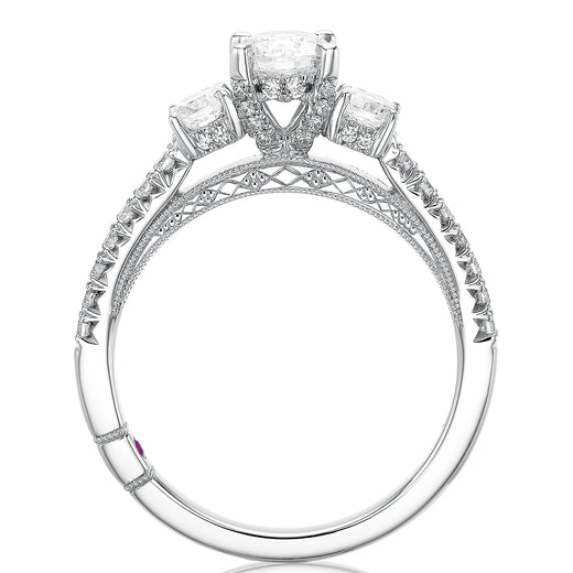 Royale Platinum Round Brilliant Cut 1 CARAT tw of Diamonds Ring