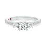 Royale Platinum Round Brilliant Cut 1 CARAT tw of Diamonds Ring