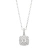 Royale Platinum Round Brilliant Cut 1/2 Carat tw of Diamonds Pendant