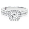 Royale Platinum Round Brilliant Cut 1 1/2 CARAT tw of Diamonds Ring