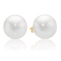 9ct Yellow Gold 9-9.5mm Cultured Freshwater Pearl Earrings